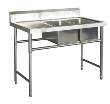 Stainless Steel Bowl Sink Table (4 ft? 2 ft)
