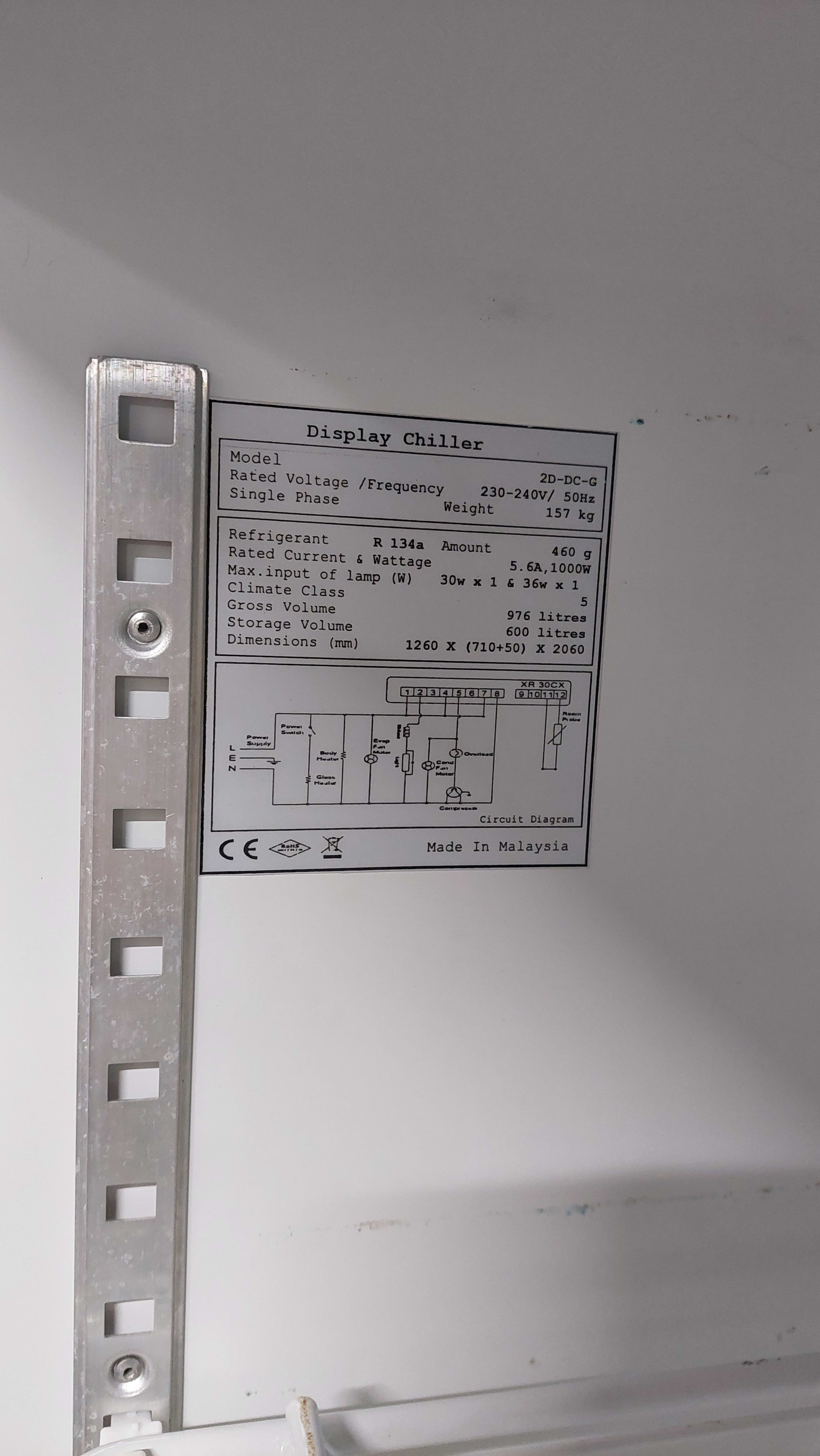 Berjaya 2D-DC-G 976 Litre - Image 3