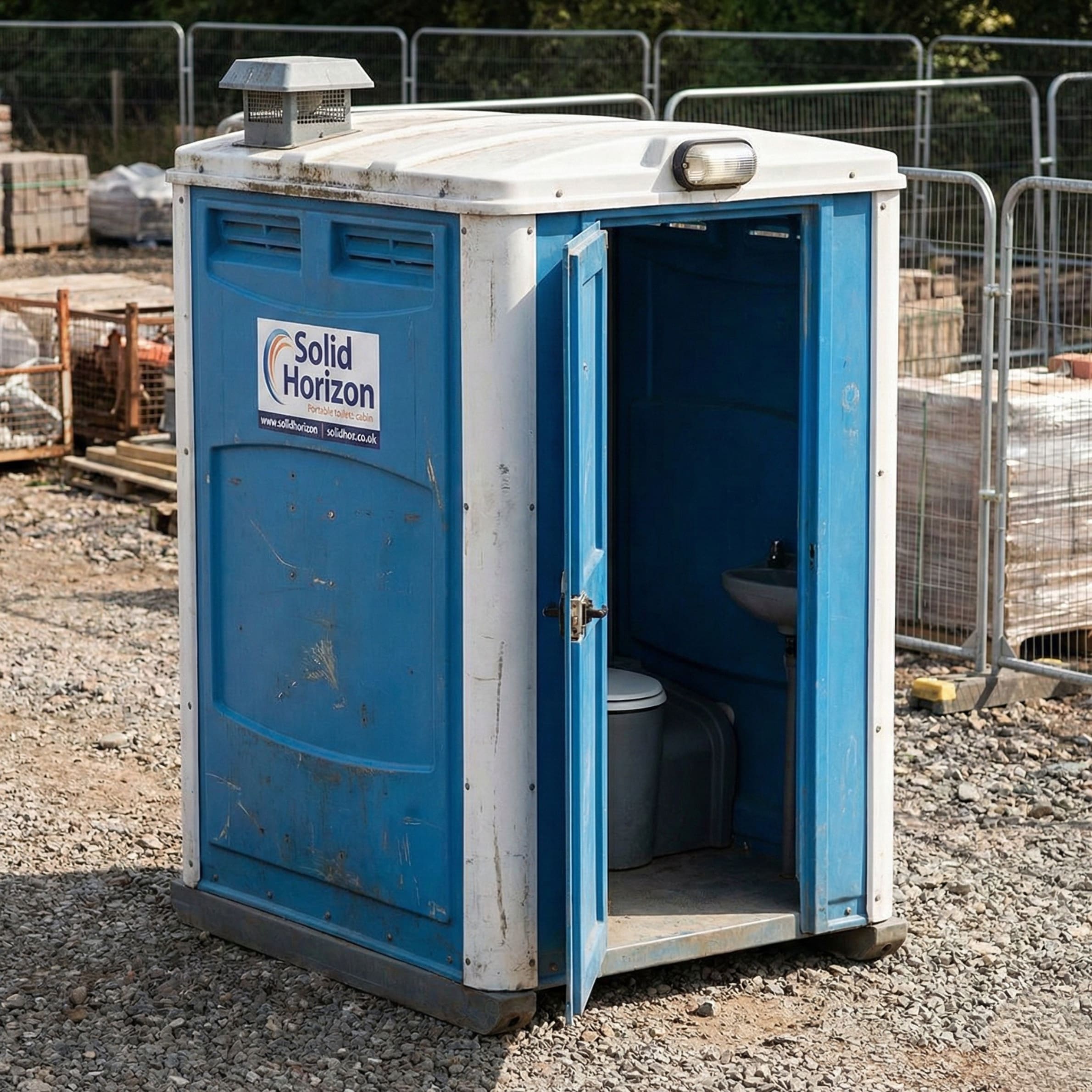Solid Horizon Portable Toilet Cabin
