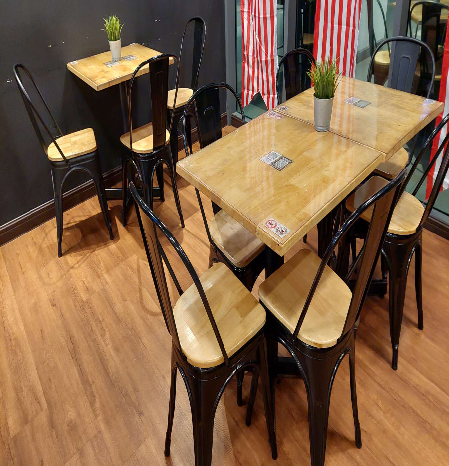 Rubberwood Metal Chair (41 Units)