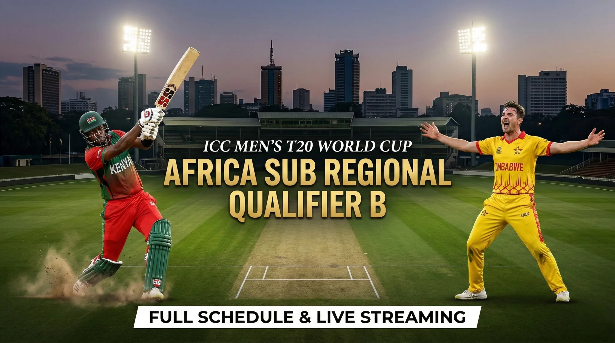 ICC Men's T20 World Cup Africa Sub-Regional Qualifier B - Full Schedule and Guide