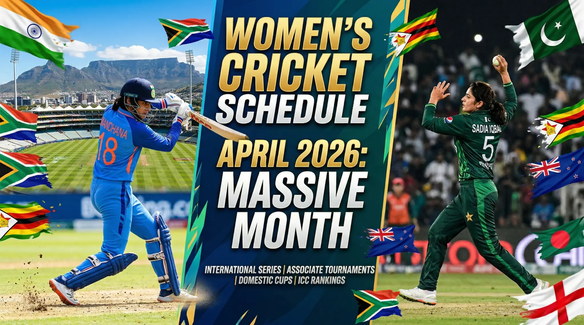 Women’s Cricket Schedule April 2026: Every International and Domestic Series Guide