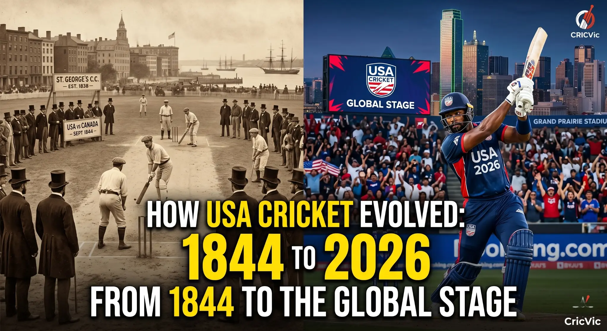 How USA Cricket Evolved: From Early Days to Global Stage