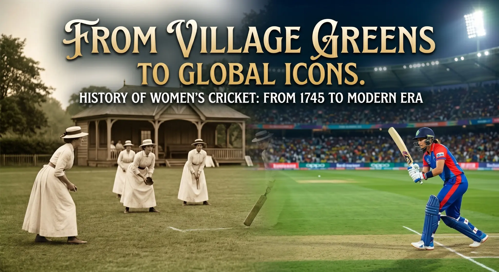 The History of Women's Cricket: From 1745 to Modern Era
