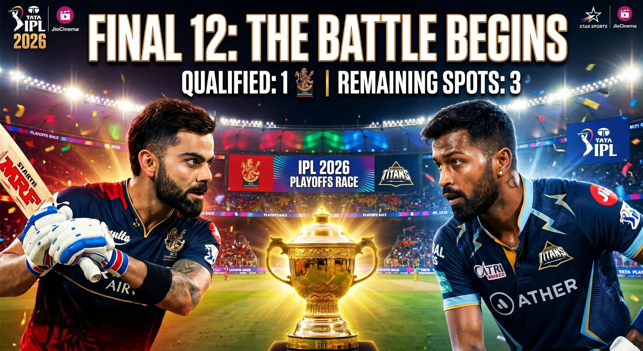 The Final 12: The Ultimate Battle For The IPL 2026 Crown Begins