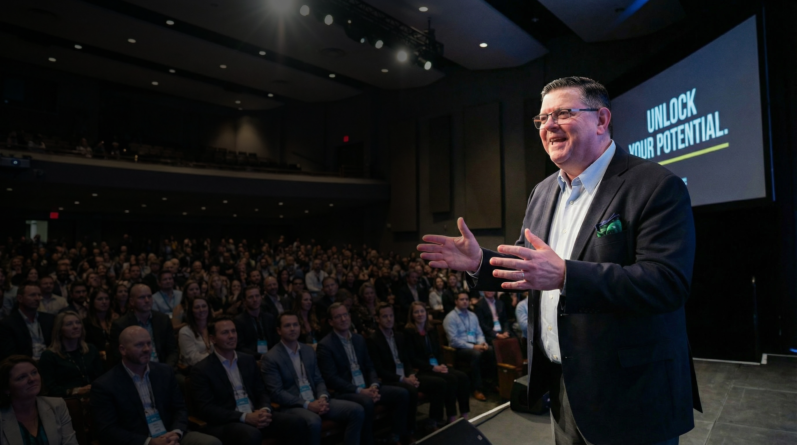 Tommy Schaff on stage