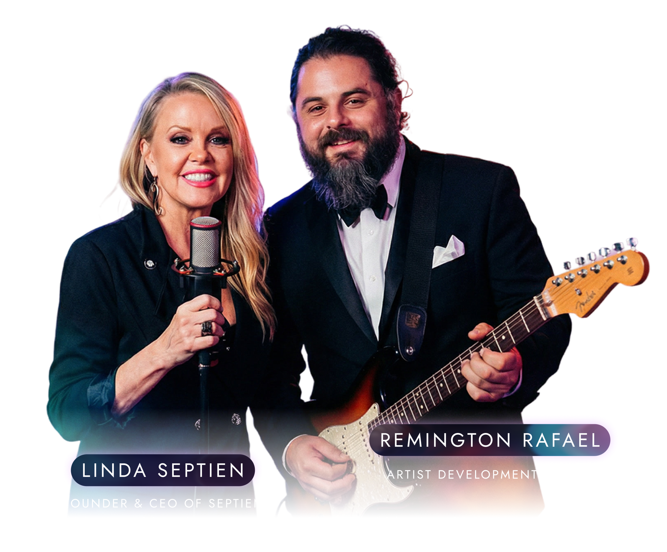 Linda Septien and Remington Rafael