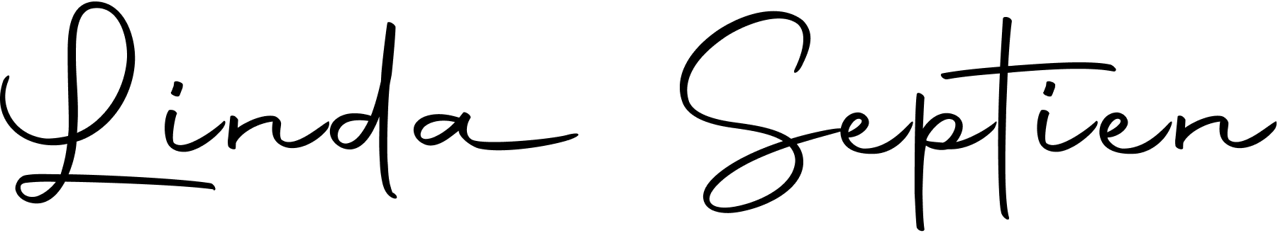 Linda Septien signature