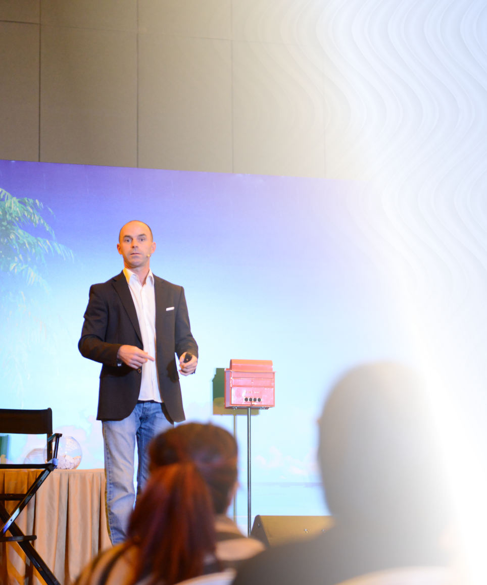 Fabrice Beillard speaking