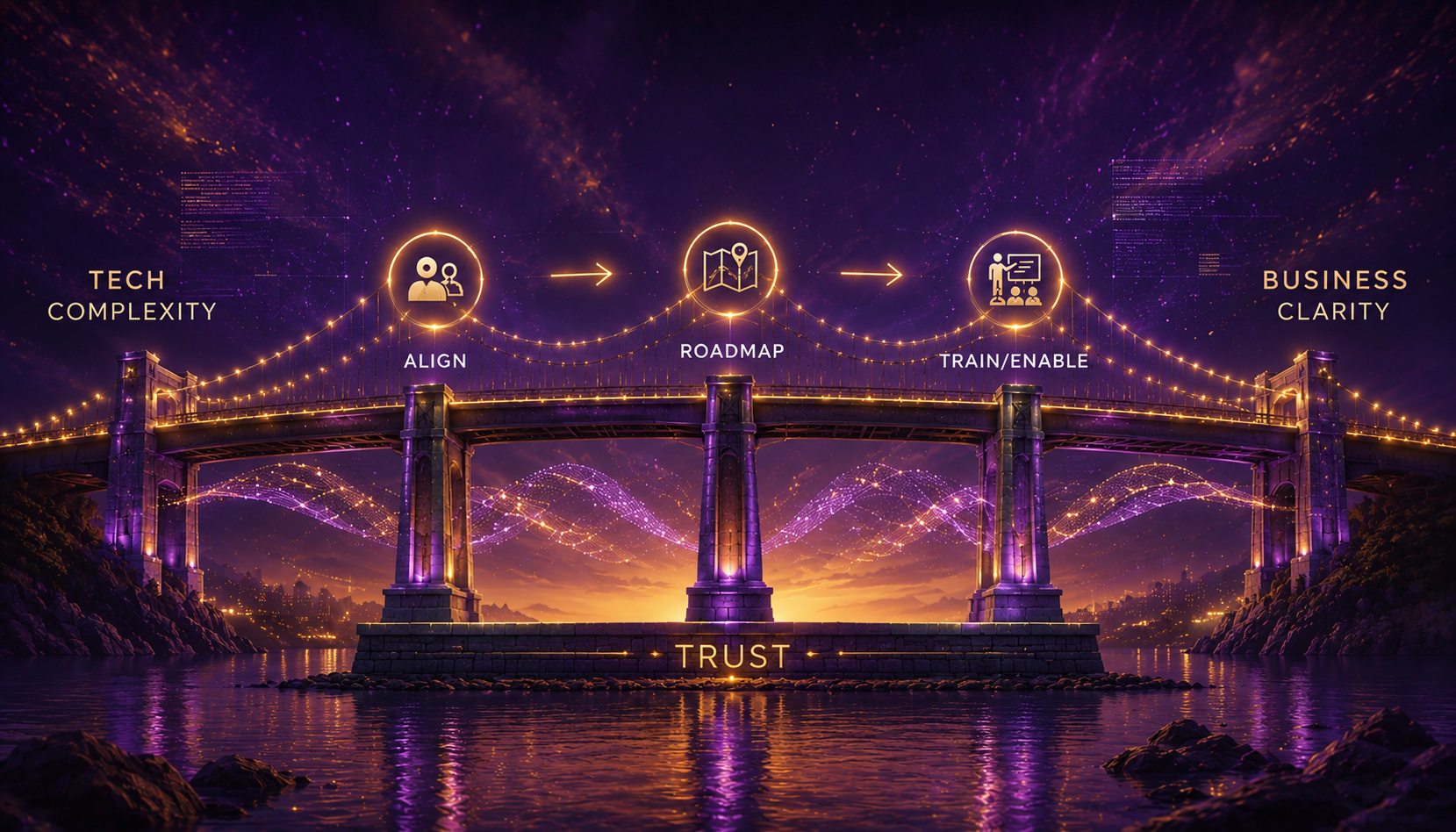 The Foundation: Trust — A.R.T. Framework bridge visual