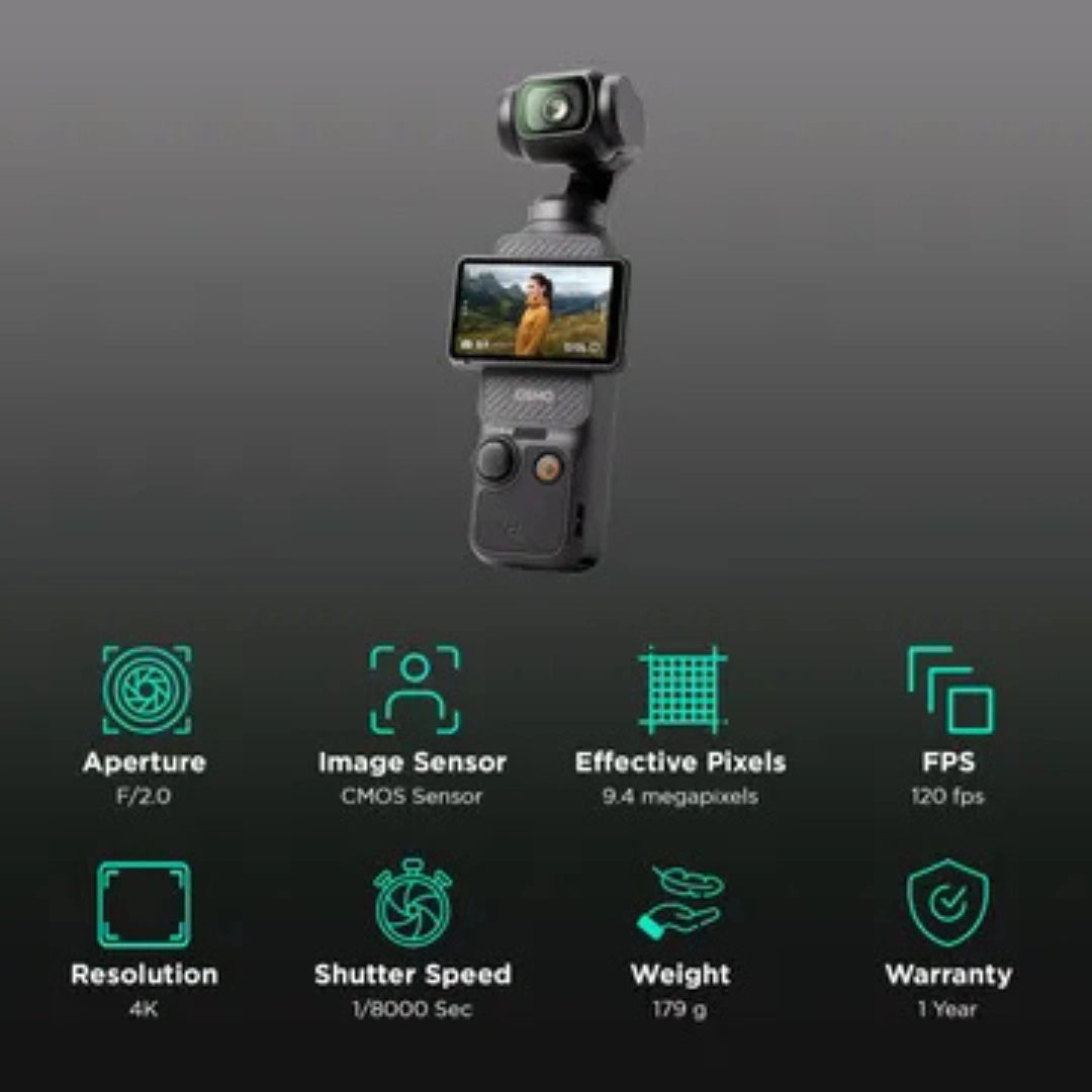dji Osmo Pocket 3 Sports and Action Camera