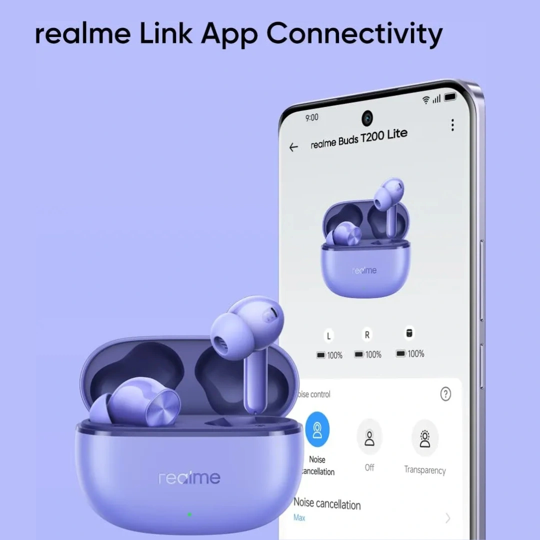 Realme Buds T200 Lite True Wireless Earbuds