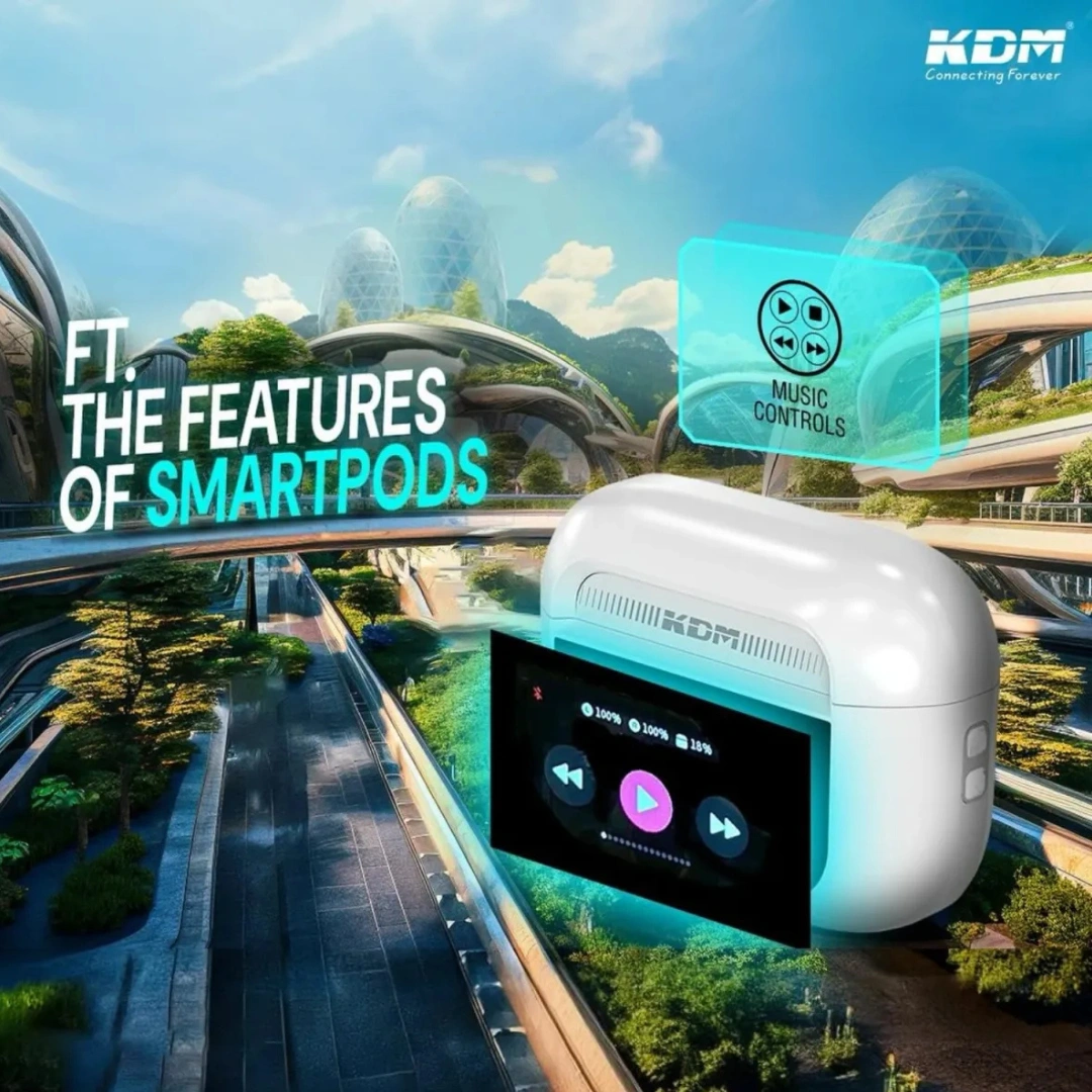 KDM W1 Smart Pods True Wireless Earbuds