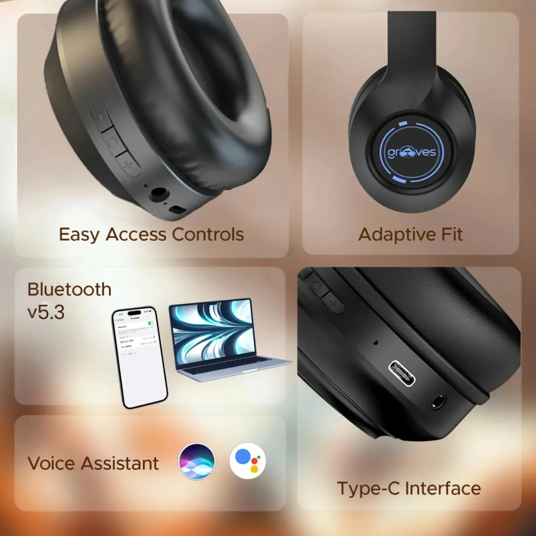 Grooves AlphaX1 Wireless Headphones