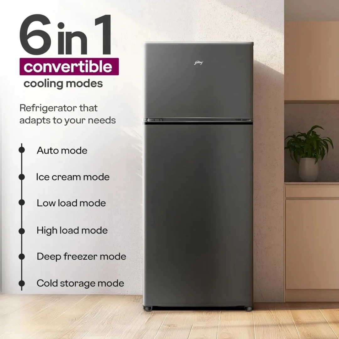 Godrej RT EONVALOR 280D RCIF 244 L 4 Star Double Door Refrigerator