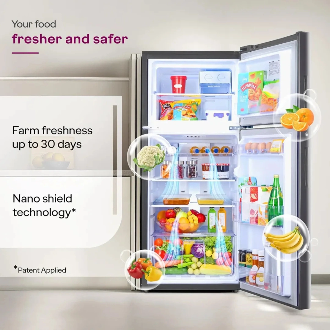 Godrej RT EONVALOR 280D RCIF 244 L 4 Star Double Door Refrigerator