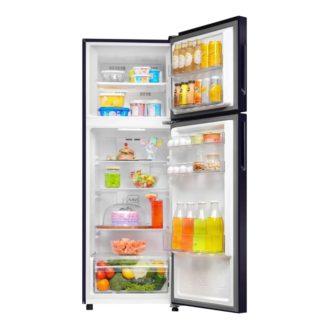 Haier HEF-252EMR-P 240 L 2 Star Double Door Refrigerator