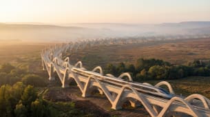 Photo showcasing the This high-speed rail loop would connect British and Irish cities video
