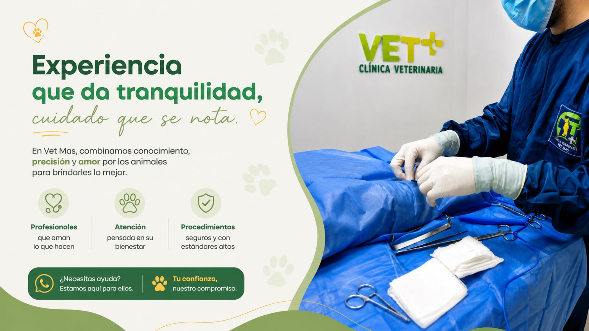 Experiencia que da tranquilidad
