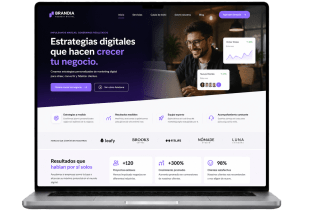 Mockup página web