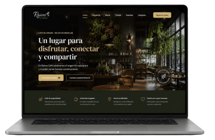 Mockup página web