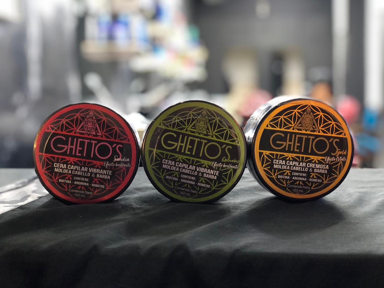 Cera Ghetto's Trío para cabello y barba
