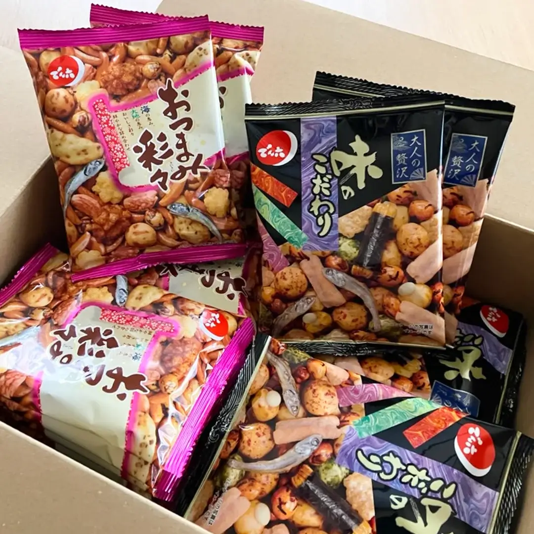 北海道米果小魚乾海鮮組40入 #49372 2