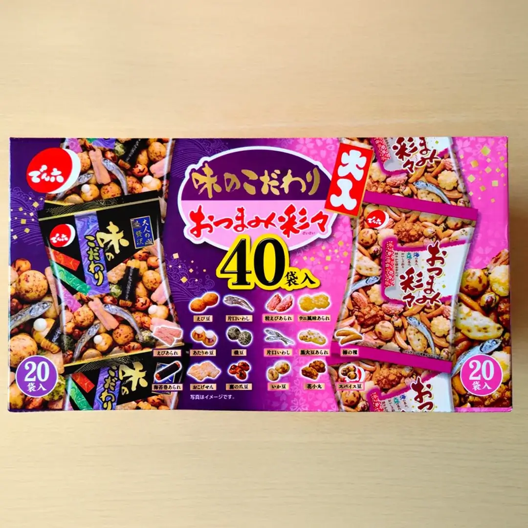 北海道米果小魚乾海鮮組40入 #49372 3