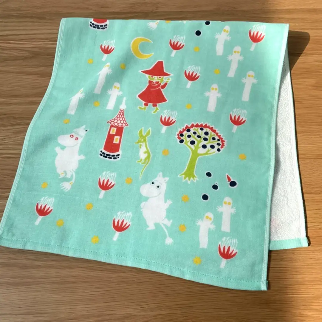MOOMIN｜今治 紗布 長毛巾 2