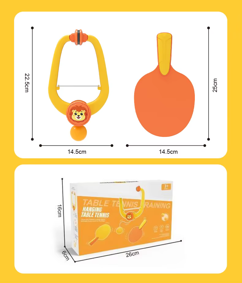 Adjustable Hanging Table Tennis Trainer Set - Indoor Ping Pong Self-Training Equipment - Image 2