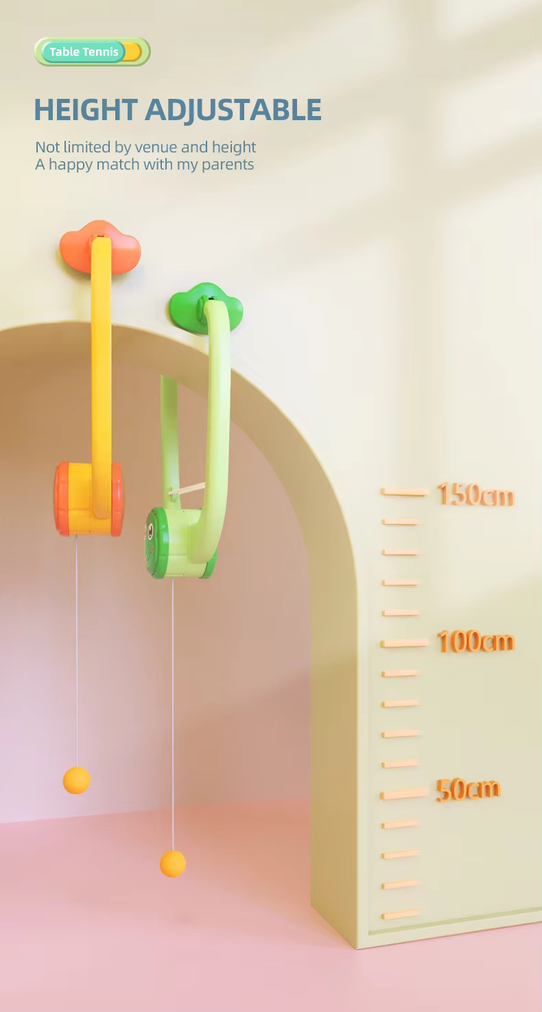 Adjustable Hanging Table Tennis Trainer Set - Indoor Ping Pong Self-Training Equipment - Image 5