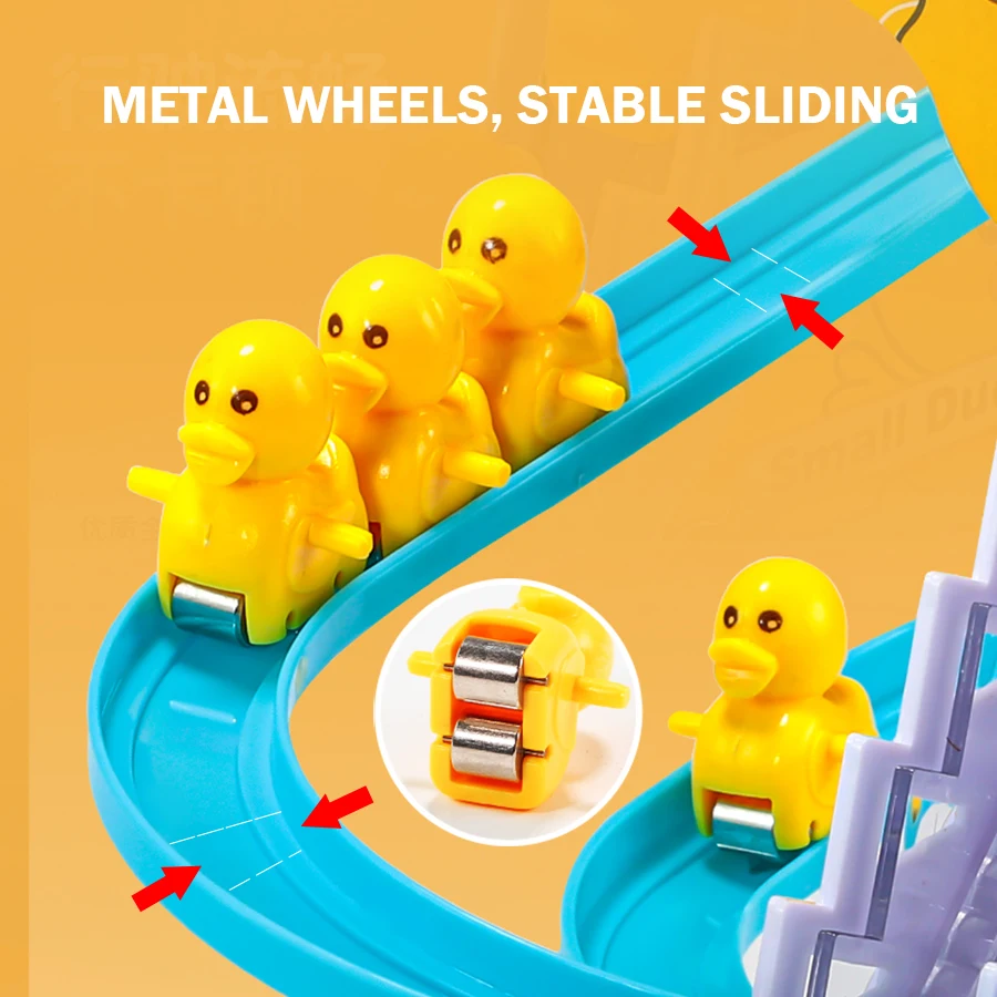 Electric Duck Climbing Stairs Toy with Music & Lights - Kids Toys Bangladesh - Image 3