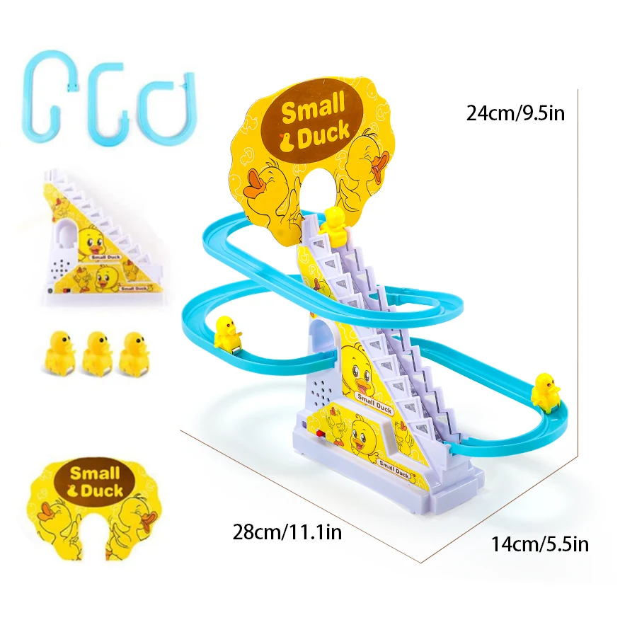 Electric Duck Climbing Stairs Toy with Music & Lights - Kids Toys Bangladesh - Image 2