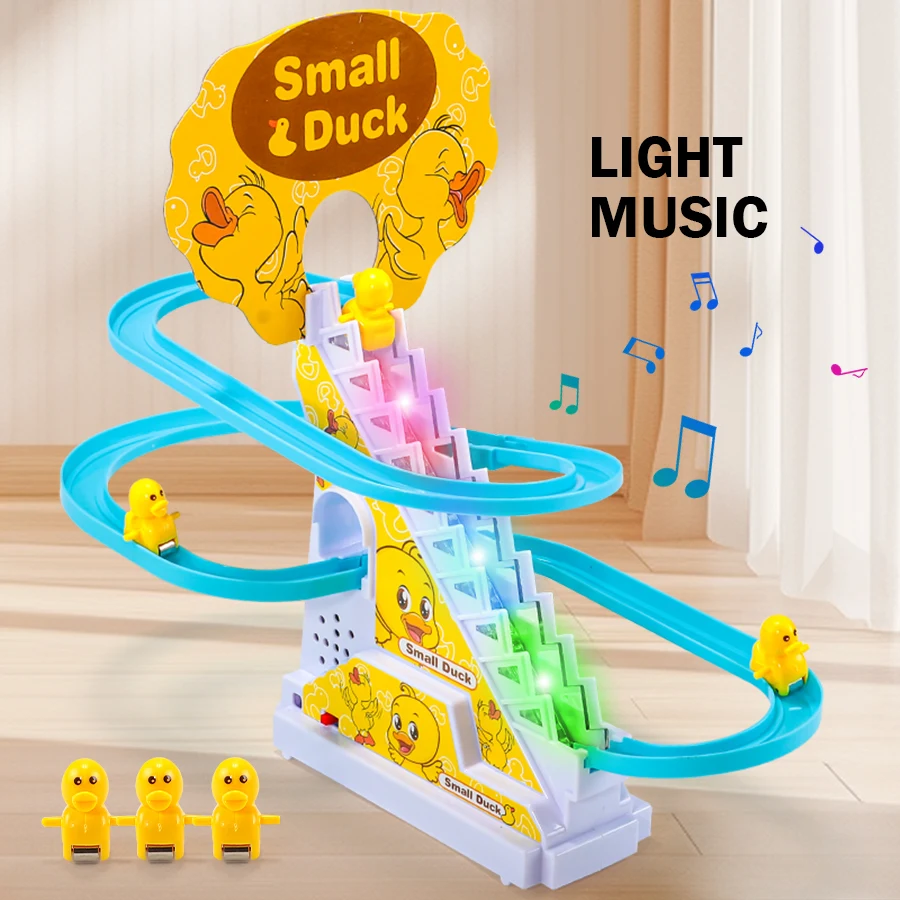 Electric Duck Climbing Stairs Toy with Music & Lights - Kids Toys Bangladesh - Image 5