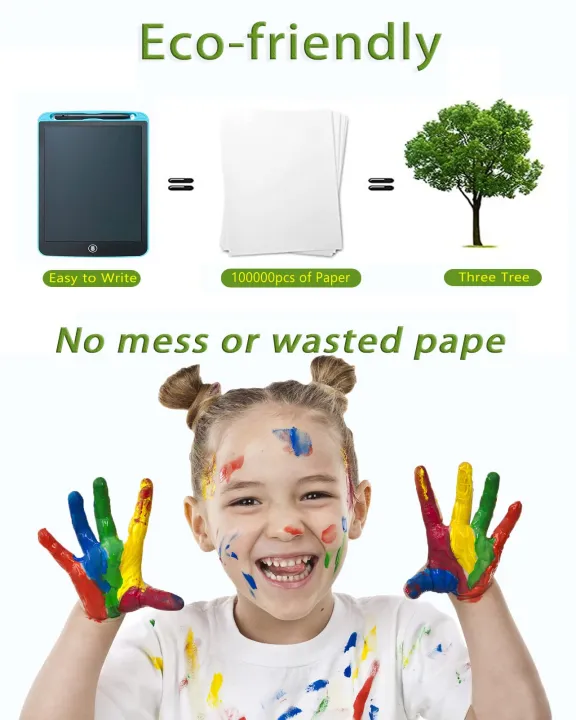 LCD Writing Tablet for Kids 8.5" & 12" - Digital Drawing Pad Price in BD - Kids Toys Bangladesh - Image 2