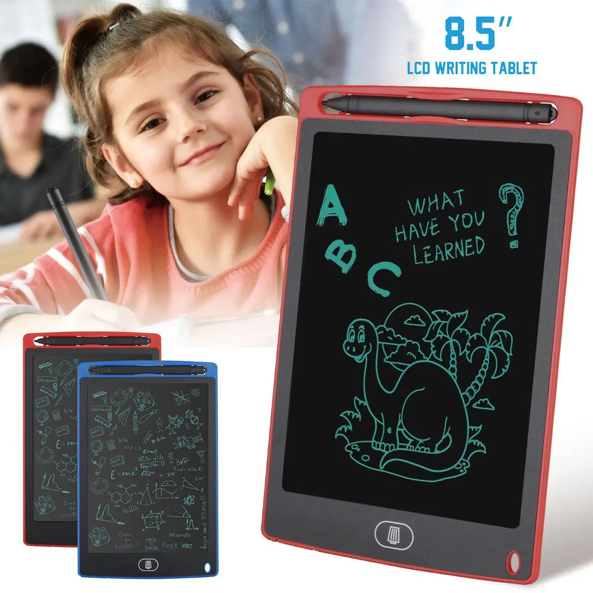 LCD Writing Tablet for Kids 8.5" & 12" - Digital Drawing Pad Price in BD - Kids Toys Bangladesh - Image 5