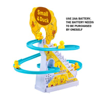 Electric Duck Climbing Stairs Toy with Music & Lights - Kids Toys Bangladesh thumbnail 4