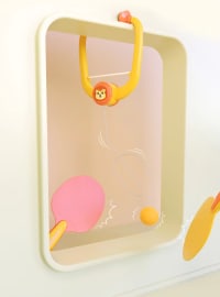 Hanging Table Tennis Trainer for Kids - Indoor Ping Pong Set (No Table Needed) - Kids Toys Bangladesh thumbnail 4
