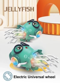 Electronic Dancing Jellyfish & Octopus Toy for Kids - Obstacle Avoidance Moving Toy Price in BD - Kids Toys Bangladesh thumbnail 10