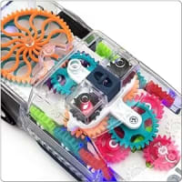 Transparent Gear Police Car Toy for Kids - Bump & Go Electric Car Price in BD - Kids Toys Bangladesh thumbnail 7