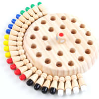 Wooden Memory Chess Game thumbnail 2