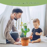 Funny Dancing Cactus Toy for Babies – Talking & Singing Interactive Kids Toy in Bangladesh thumbnail 4