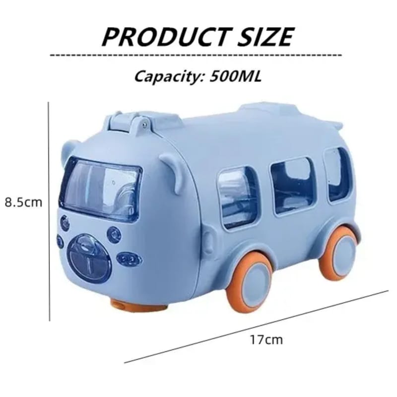 Car Drink Cup Portable Student Cup With SH Cute Water Bottle 17oz MA 500ml/Card Color BPA Free - Image 2