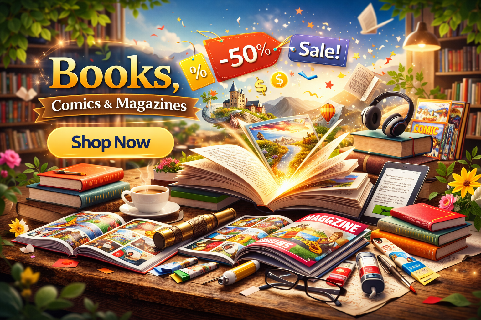 Books, Comics & Magazines