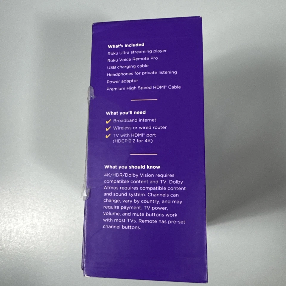 Roku Ultra Streaming Media Player