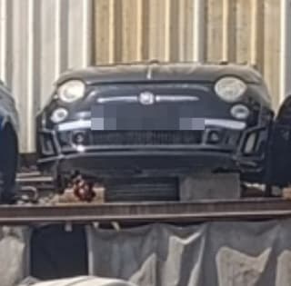 Fiat 500 (hatchback) halfcut