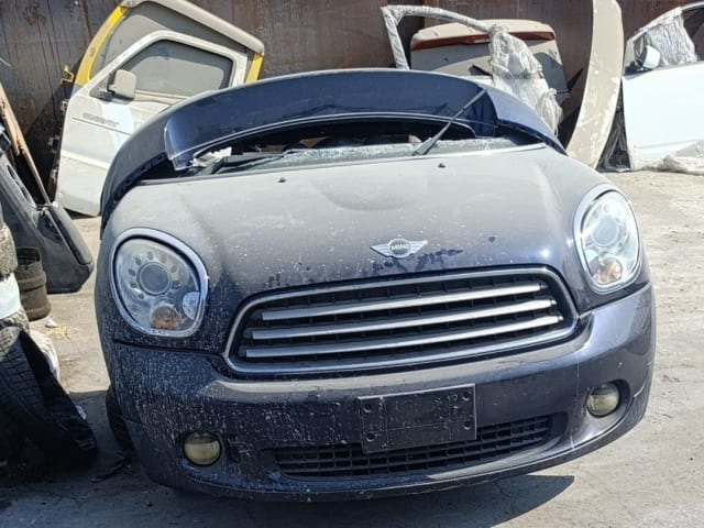 Dark grey MINI Countryman front halfcut — hood, grille, headlights and bumper, Sharjah market