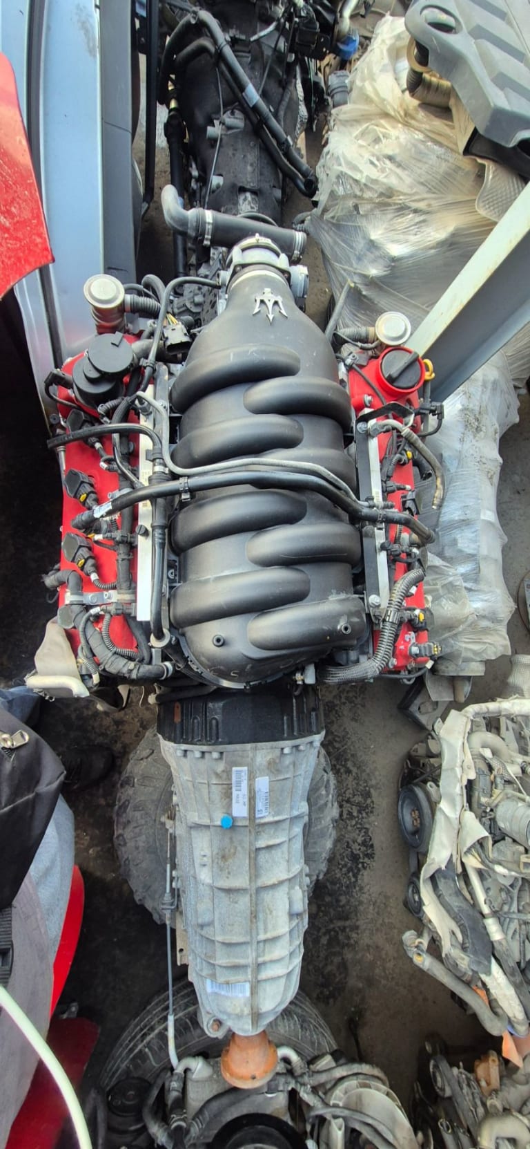Engine + AT Maserati V8