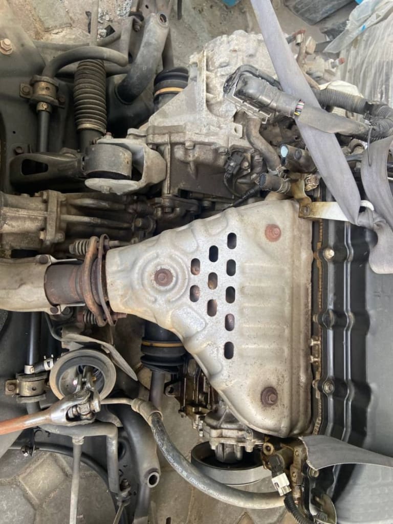 Engine + AT + Transfer case Mitsubishi 4B12 used in Sharjah — photo 2