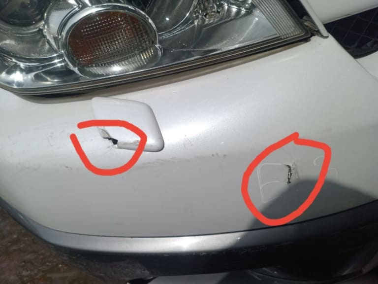 Nose cut Mitsubishi Outlander used in Sharjah — photo 2